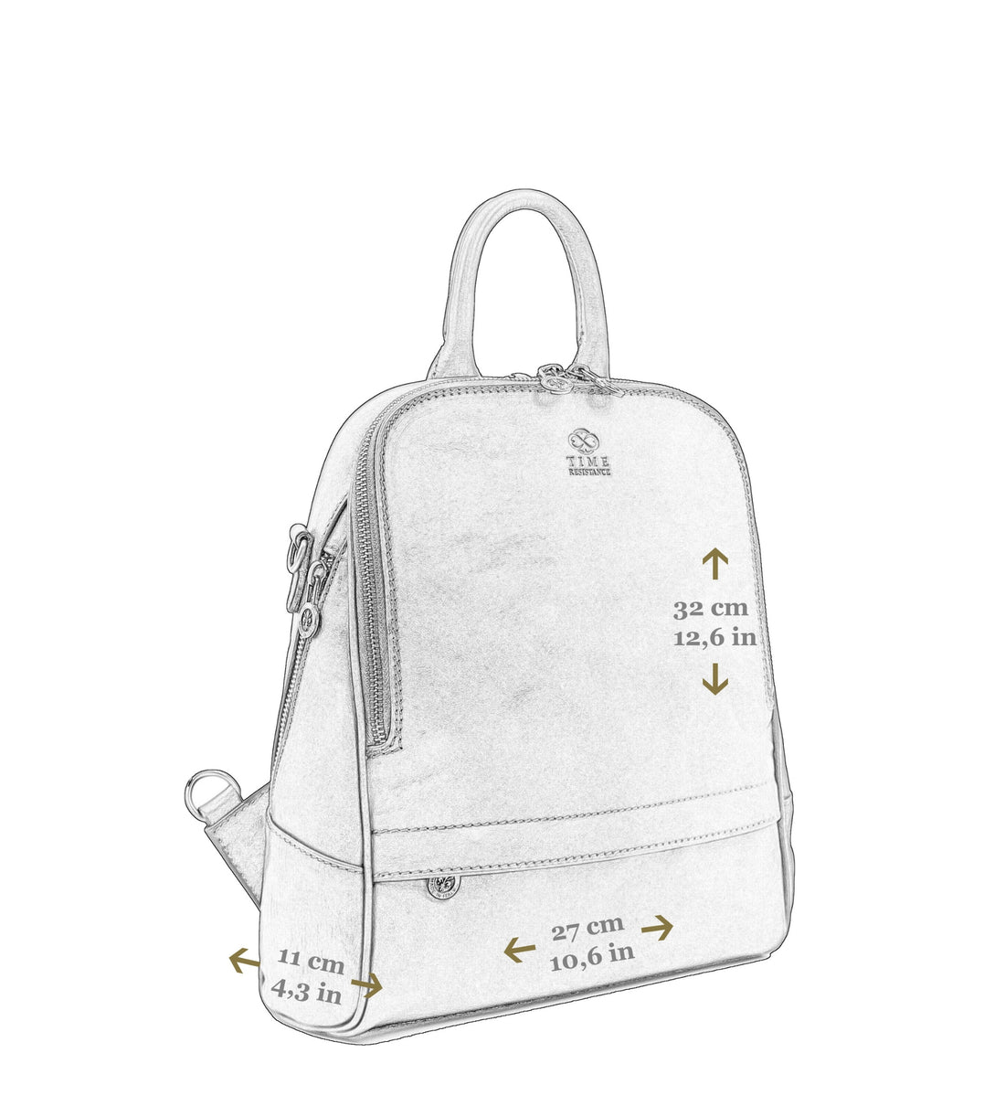 Lichtbruin Rugzak Converteerbare Tas - Regeneration