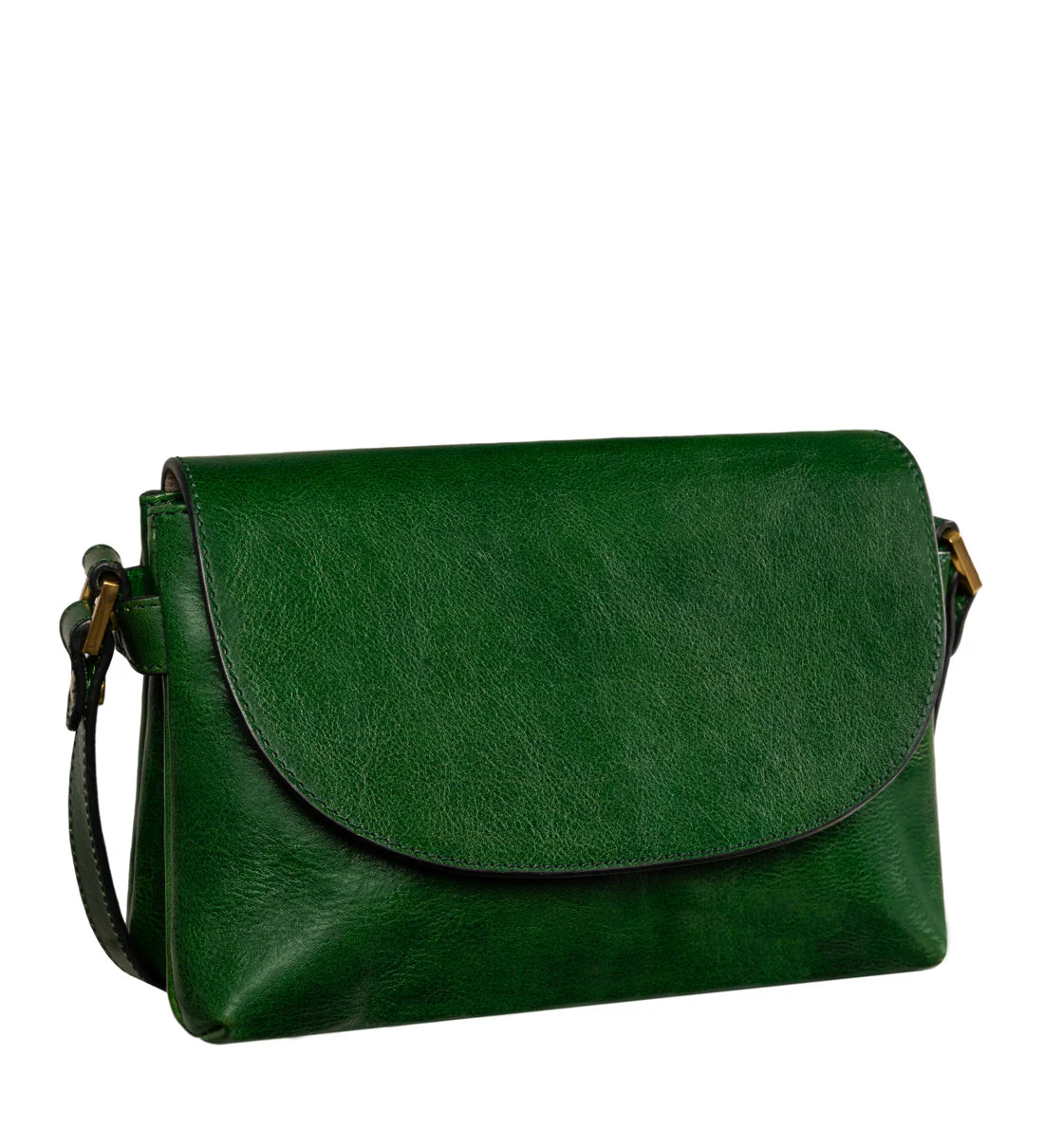 Groene Leren Crossbody Tas voor Dames – Sophie
