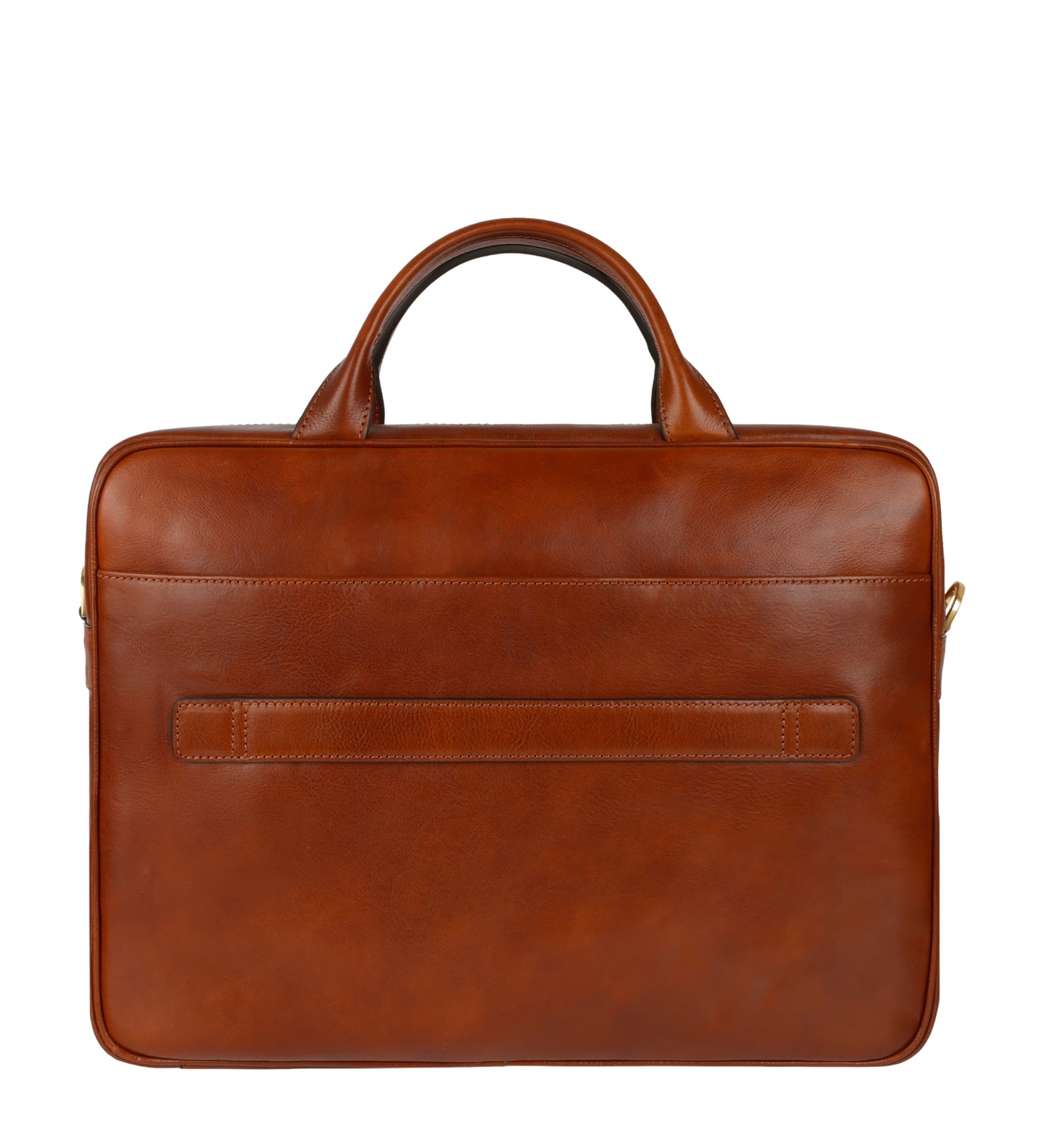 Bruin Leren Aktetas voor Laptop - The Sky