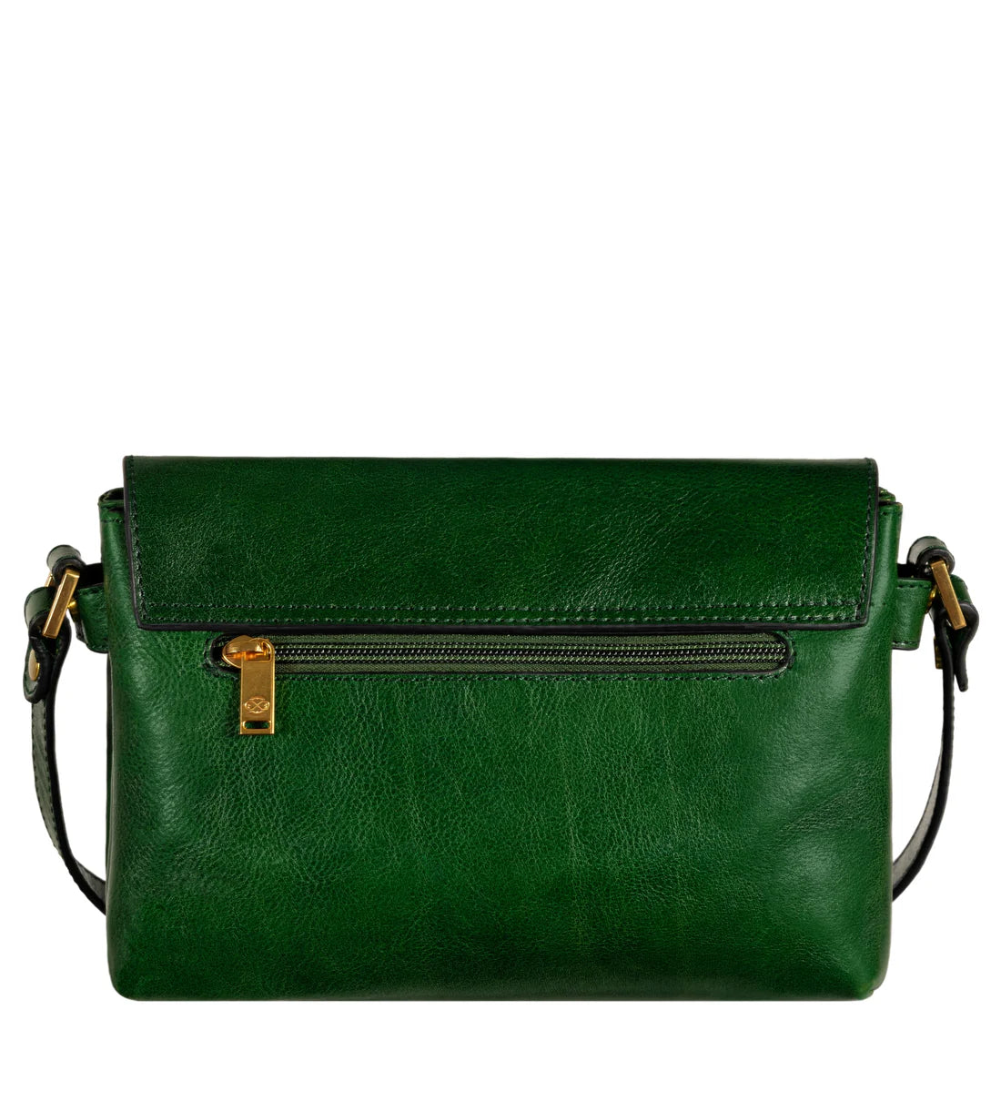 Groene Leren Crossbody Tas voor Dames – Sophie