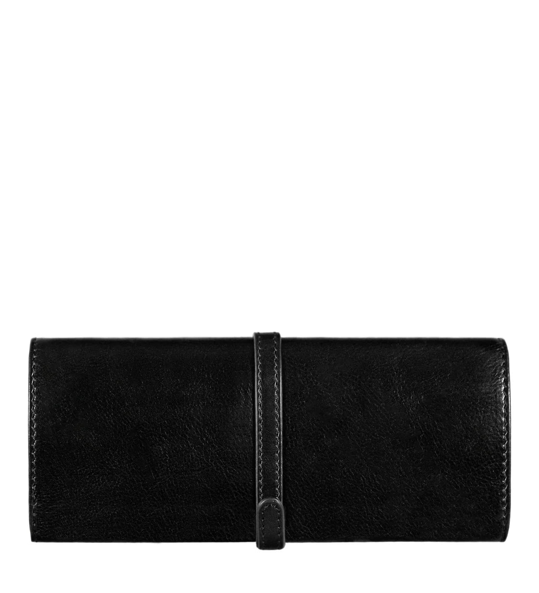 Zwart Leren Make-up Tasje, Siranden Tasje - Madame Bovary