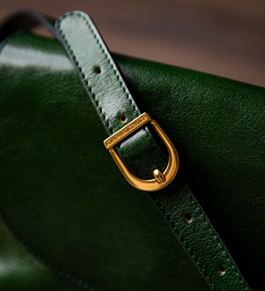 Groene Leren Crossbody Tas voor Dames – Sophie