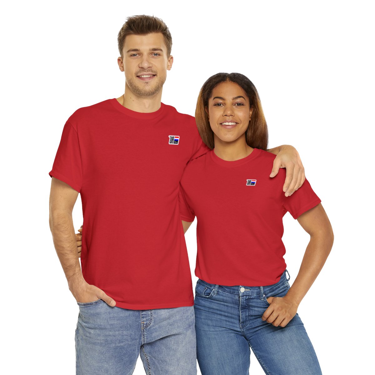 Born To Ride Forced To Work, Premium Motorcycle Unisex Crewneck T-shirt - Red