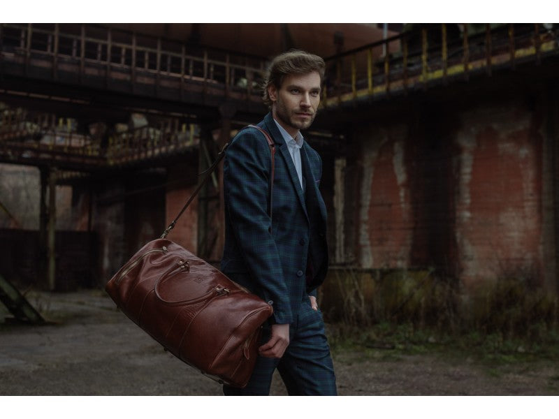 Leren Duffel Bag - WISE CHILDREN