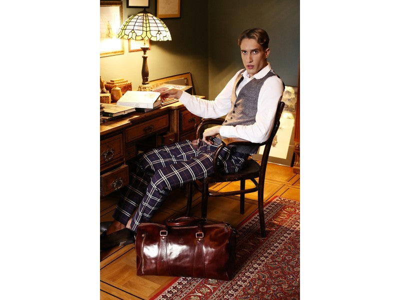 Leren Duffel Bag - WISE CHILDREN