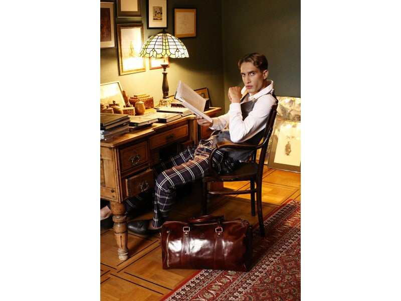 Leren Duffel Bag - WISE CHILDREN