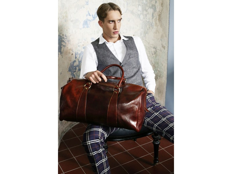 Leren Duffel Bag - WISE CHILDREN