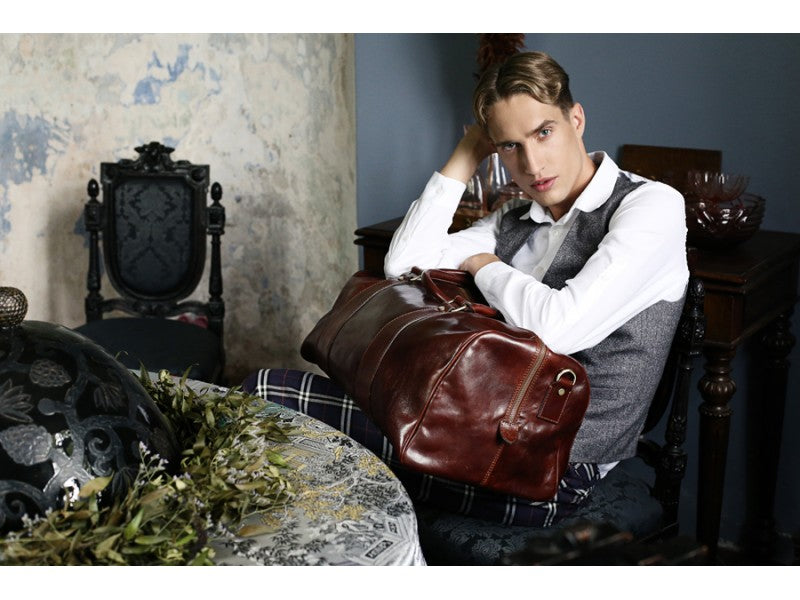 Leren Duffel Bag - WISE CHILDREN