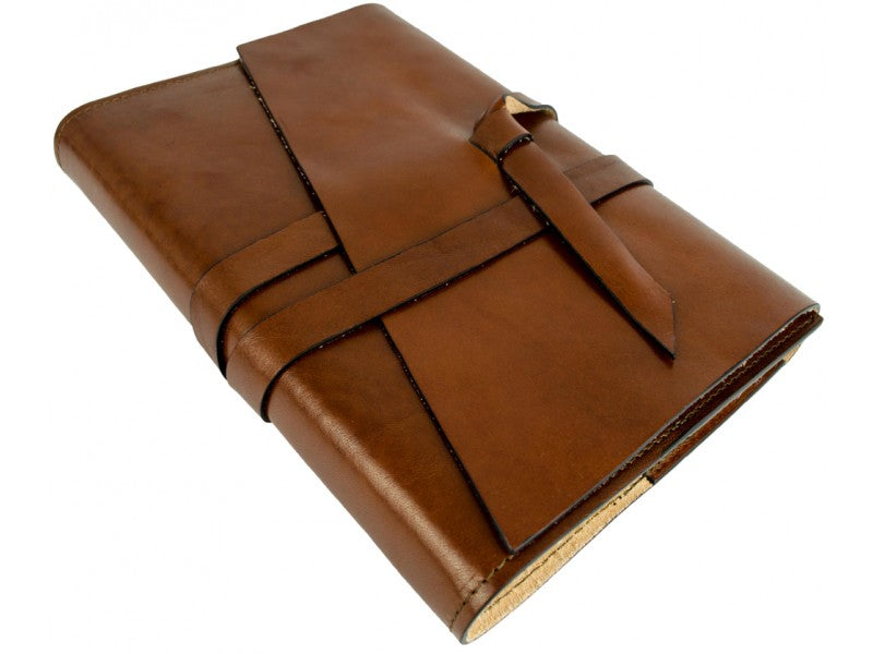 Bruin Leren Journal, Notebook - P.S. I LOVE YOU - Notitieboek, Reisdagboek