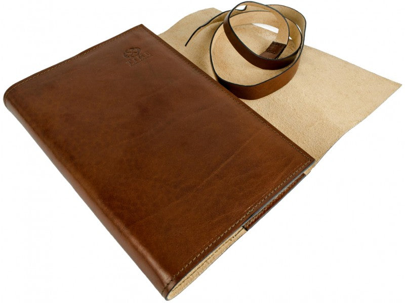 Bruin Leren Journal, Notebook - P.S. I LOVE YOU - Notitieboek, Reisdagboek