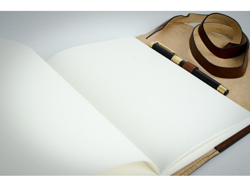 Bruin Leren Journal, Notebook - P.S. I LOVE YOU - Notitieboek, Reisdagboek