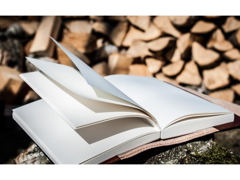 Donker bruin Leren Journal, Notebook - P.S. I LOVE YOU - Notitieboek, Reisdagboek