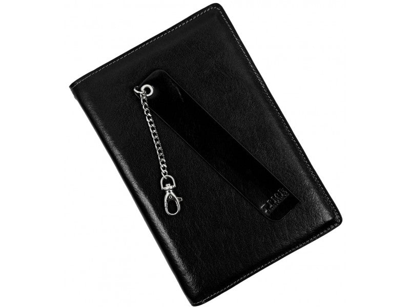 Zwart Leren Journal met hervulbare A5 blok - The Diary Of A Nobody