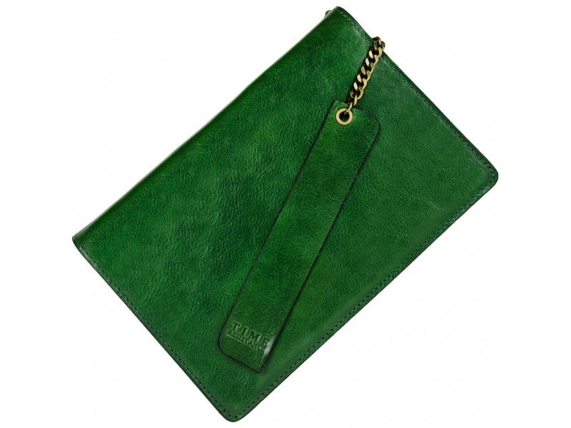 Groen Leren Journal met hervulbare A5 blok - The Diary Of A Nobody