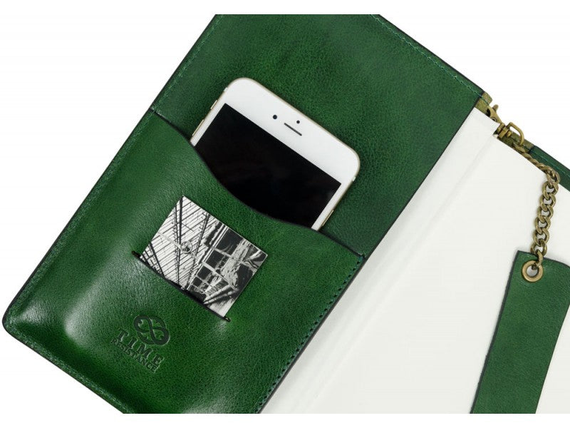 Groen Leren Journal met hervulbare A5 blok - The Diary Of A Nobody