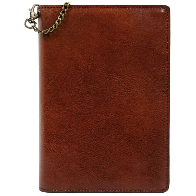Bruin Leren Journal met hervulbare A5 blok - The Diary Of A Nobody