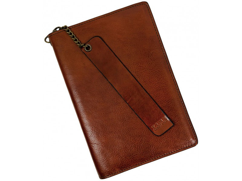 Bruin Leren Journal met hervulbare A5 blok - The Diary Of A Nobody
