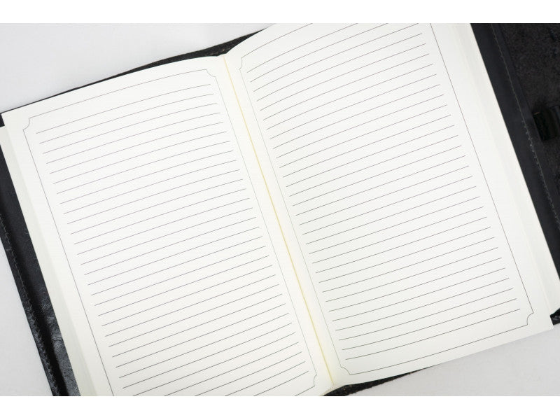 Zwart Leren Journal, Notebook - P.S. I LOVE YOU - Notitieboek, Reisdagboek