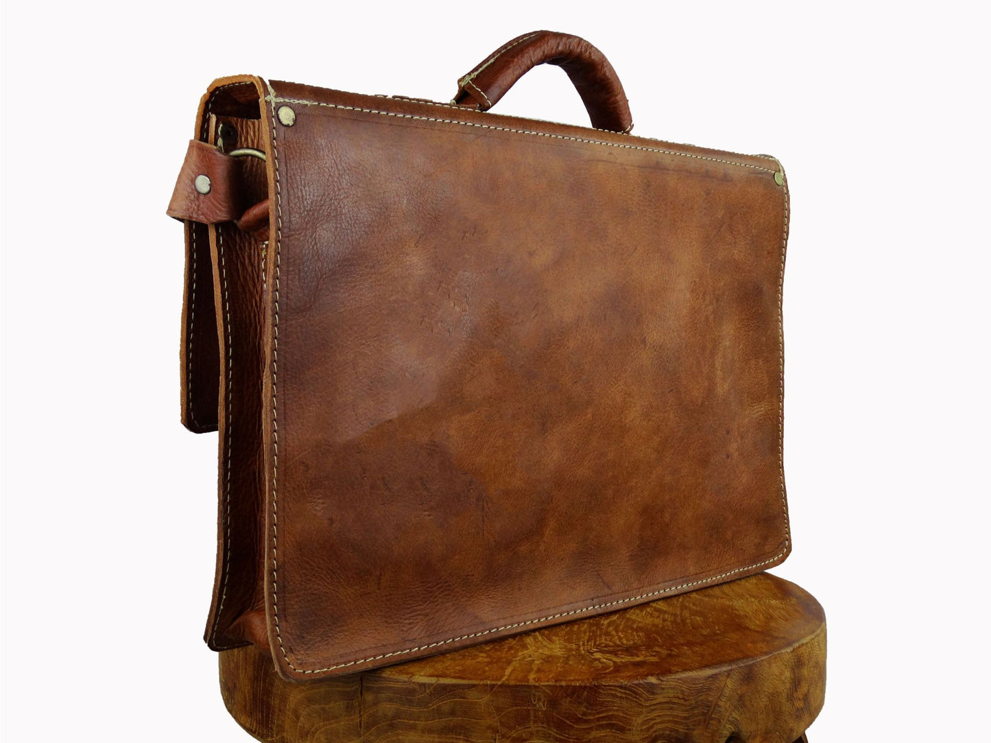 Leren Messengertas Cartable