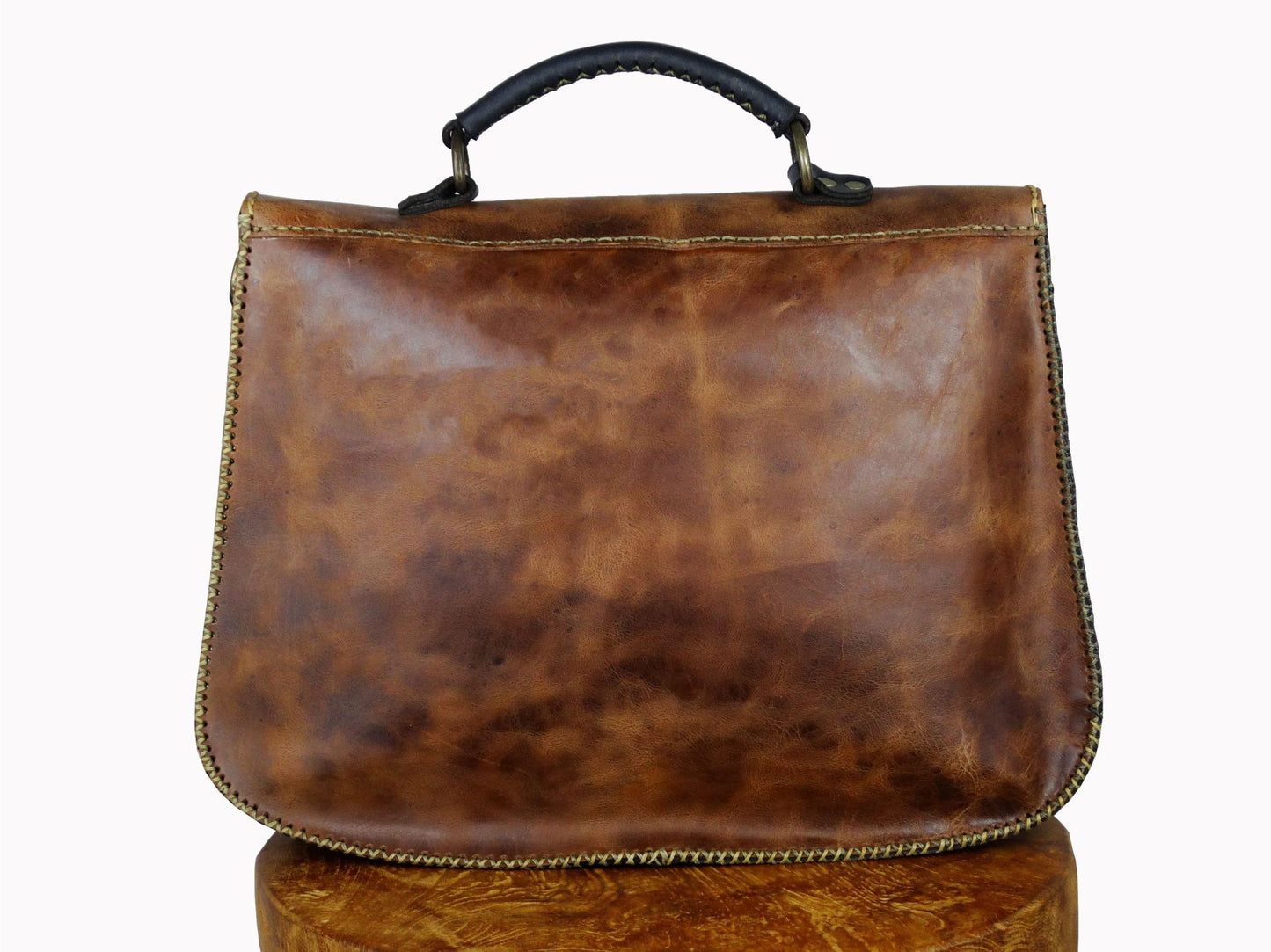 The Jet Set Leren Tas