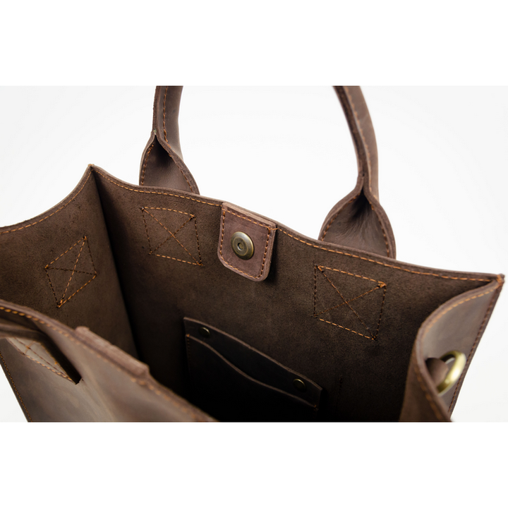 Bruin Genuine Leather Tote Bag - The Republic