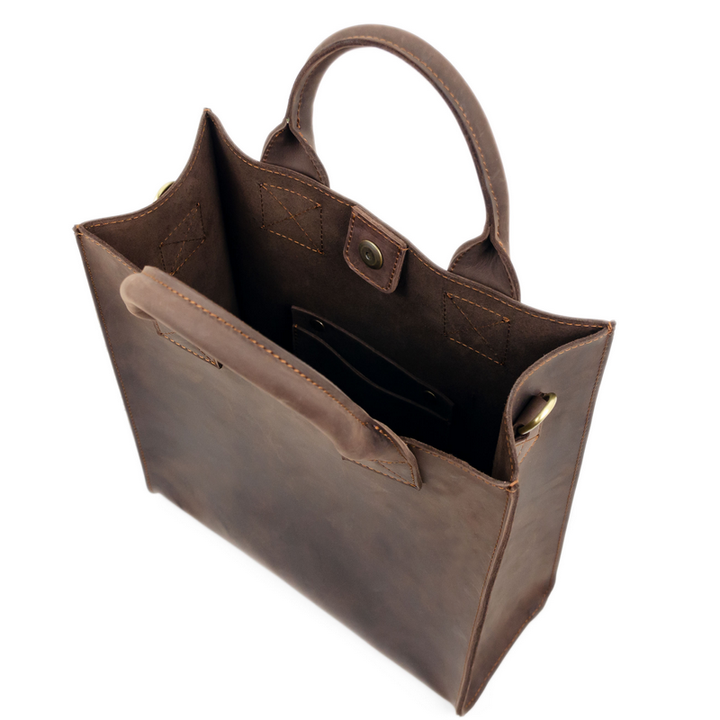 Bruin Genuine Leather Tote Bag - The Republic