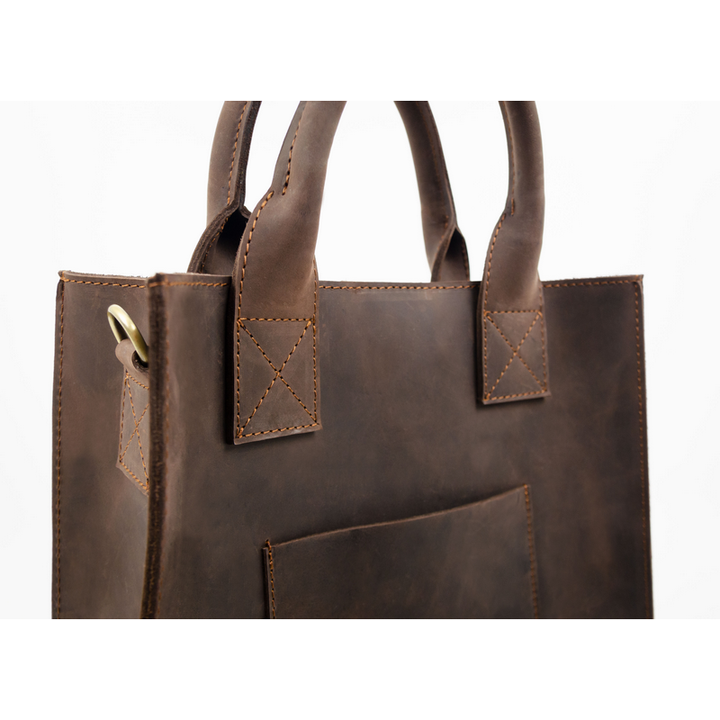 Bruin Genuine Leather Tote Bag - The Republic