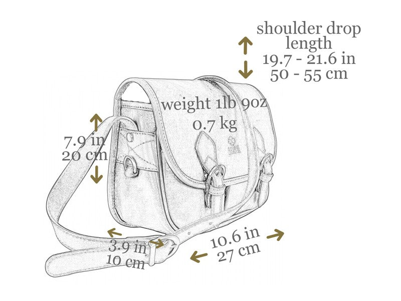 Bruine Dames Crossbodytas - THE PARIS WIFE