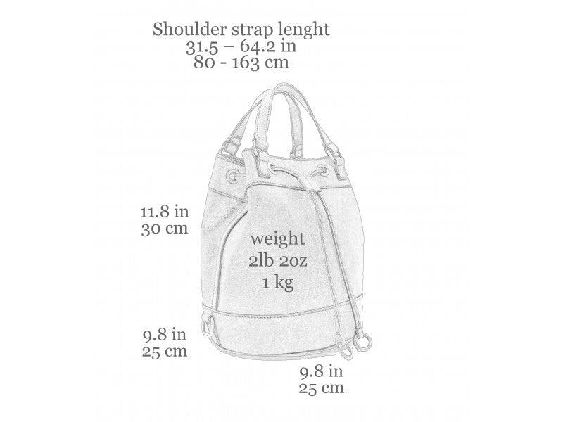 Bruin Leren Rugzak en Tote Bag - LIGHT IN AUGUST