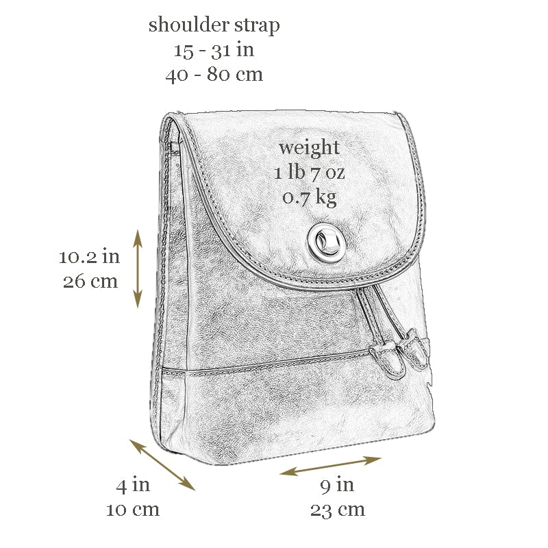 Zwart Volnerf Leren Rugzak, Convertible Schoudertas - The Illiad