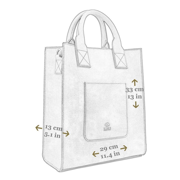 Bruin Genuine Leather Tote Bag - The Republic
