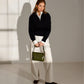 Groene Leren Crossbody Tas voor Dames – Sophie