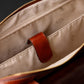 Bruin Leren Aktetas voor Laptop - The Sky