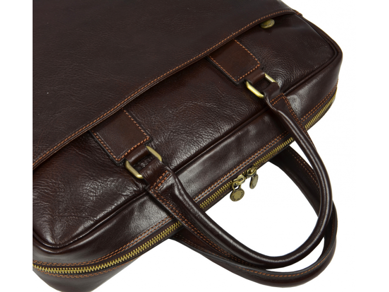 Leren Briefcase Laptoptas - DE KLEINE PRINS