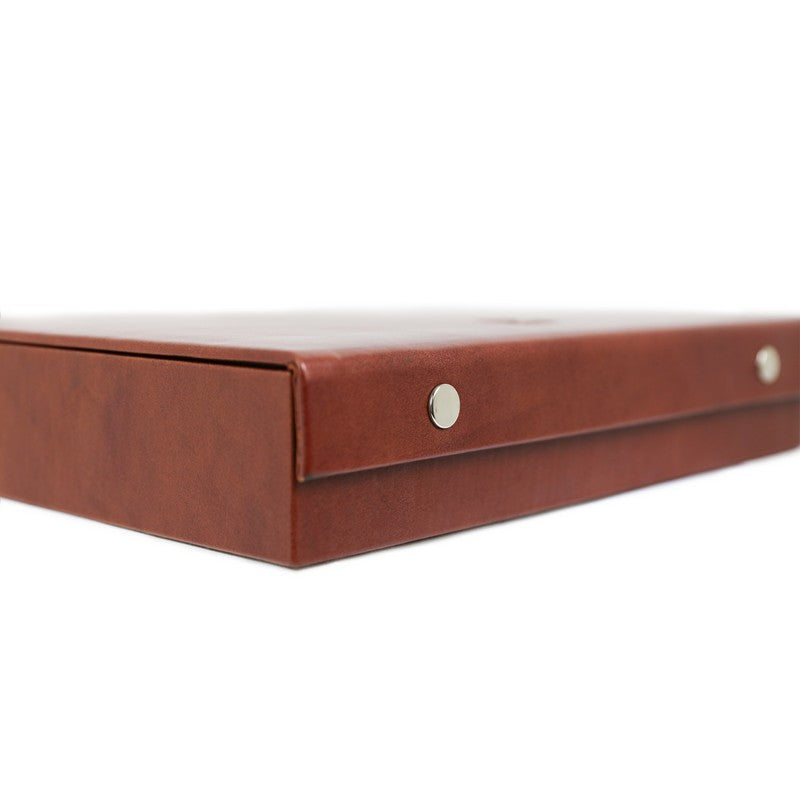 Unisex sieradendoos met accessoires in volnerfleer - The Line of Beauty