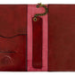 Rood Leren Journal met hervulbare A5 blok - The Diary Of A Nobody