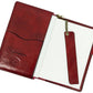 Rood Leren Journal met hervulbare A5 blok - The Diary Of A Nobody