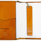 Geel Leren Journal met hervulbare A5 blok - The Diary Of A Nobody