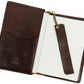 Donker bruin Leren Journal met hervulbare A5 blok - The Diary Of A Nobody