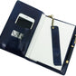 Blauw Leren Journal met hervulbare A5 blok - The Diary Of A Nobody