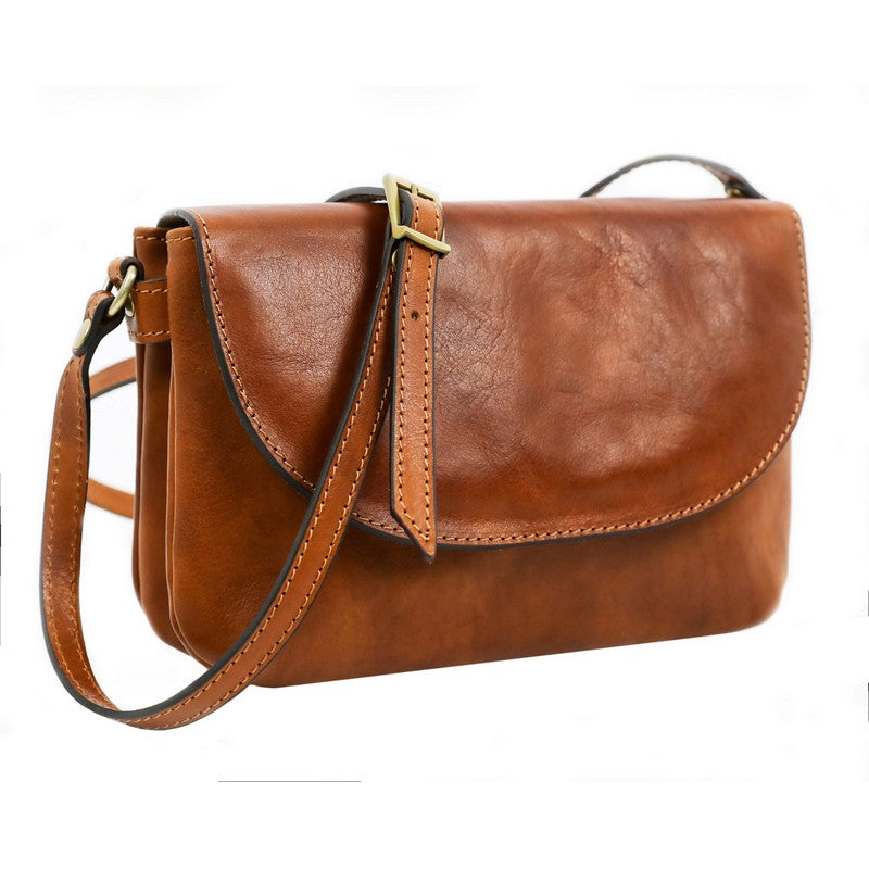 Leren Cross Body Tas - Sister Carrie