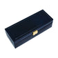 Blauwe Leren Horlogekist, Horloge Organizer - Herzog