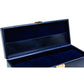 Blauwe Leren Horlogekist, Horloge Organizer - Herzog