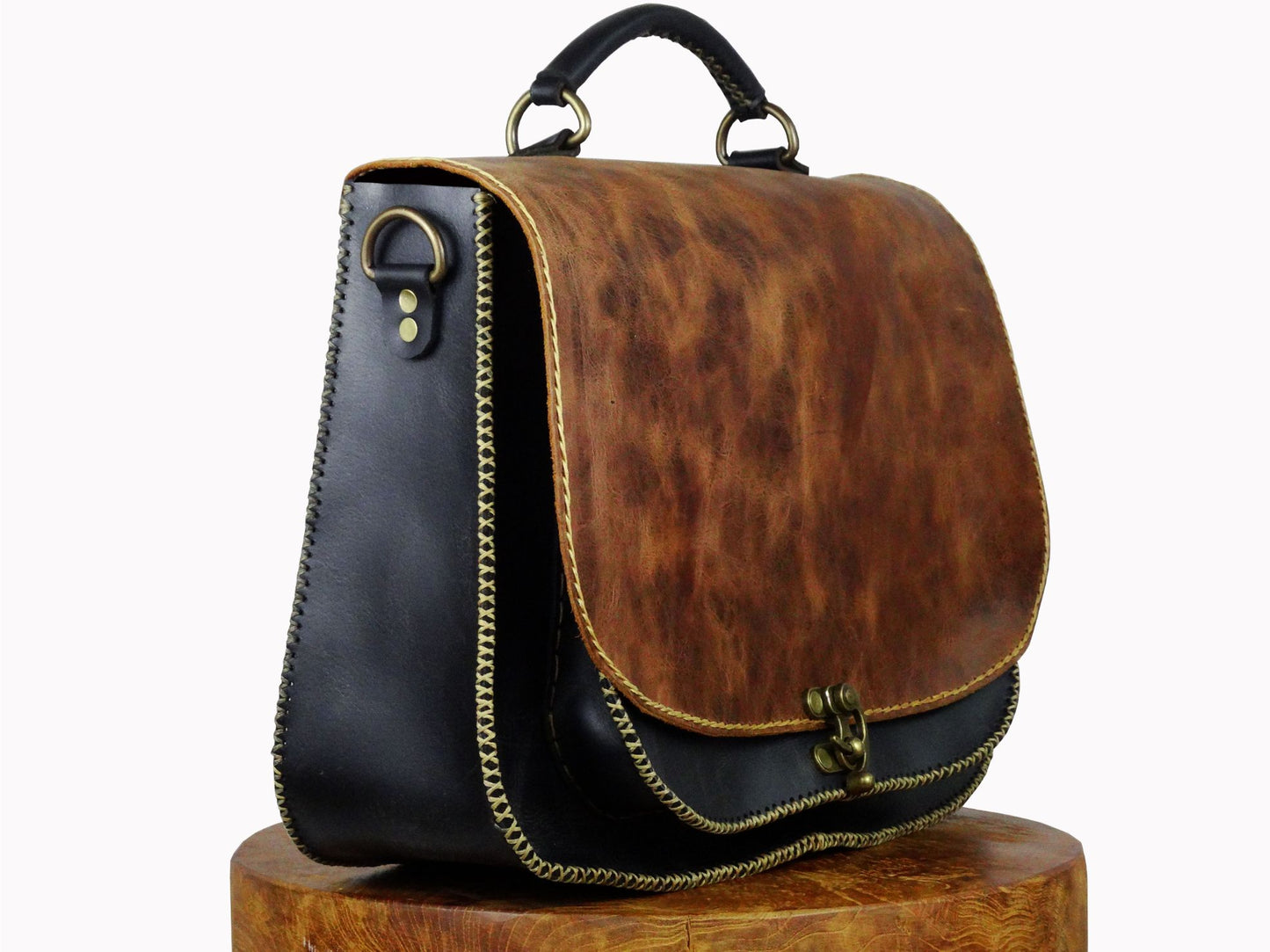 Die Jet-Set-Ledertasche