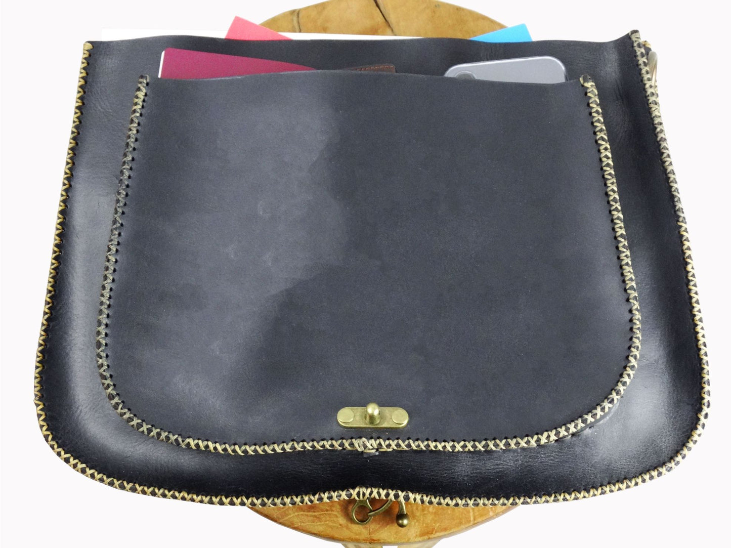 Die Jet-Set-Ledertasche