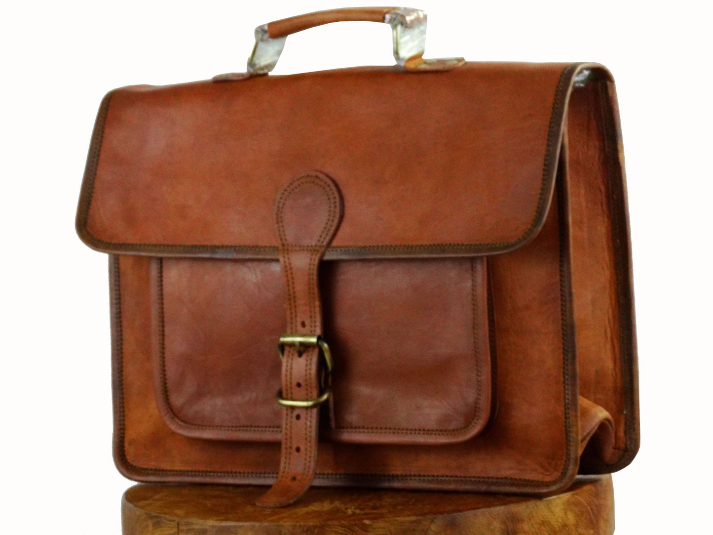 The Simple Leren Aktetas