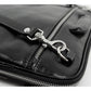 Zwart Lederen Aktetas, Laptoptas- BRAVE NEW WORLD