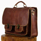 The Full Brown Leren Tas - Bruin