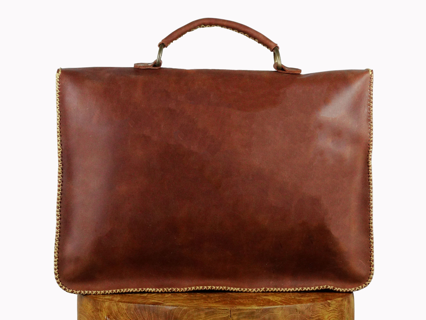 The Full Brown Leren Tas - Bruin