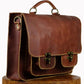 The Full Brown Leren Tas - Bruin